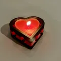 Đế Nến Tealight Hình Trái Tim Valentine - Thumbnail 6