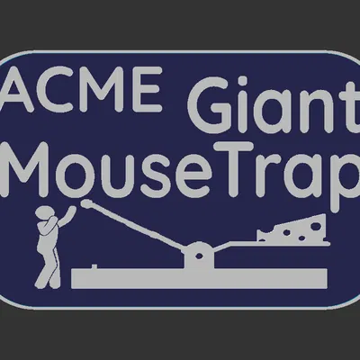 Bảng hiệu ACME Giant Mouse Trap