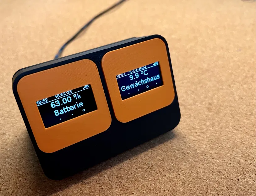 Terminal cho OLED SSD1306 1.3" & Wemos D1 Mini *NEW* Double Screen - Image 1