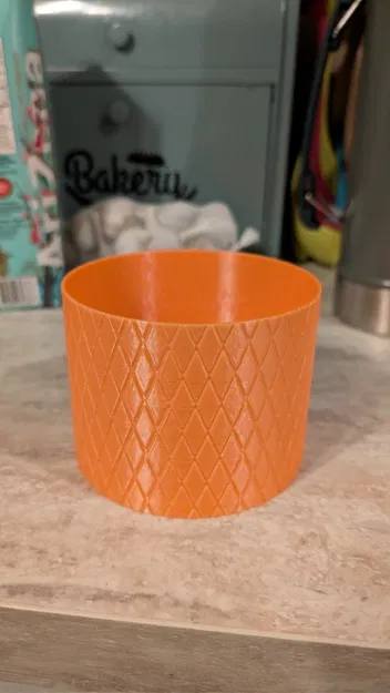 Chậu hoa văn knurled texture hiện đại cho xương rồng & sen đá (10cm) - Image 3