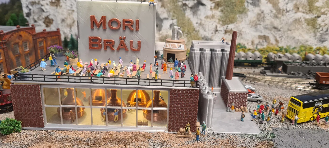 Nhà máy bia với 5 nồi nấu (Brewery with 5 brewing kettles) - Image 5