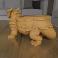 Mô hình in 3D STL Chậu Rồng Chiến Binh Bọc Giáp (Armored Warrior Dragon Planter) - Thumbnail 4
