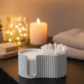 Hộp đựng Q-tip & bông tẩy trang gân hiện đại - Thumbnail 2