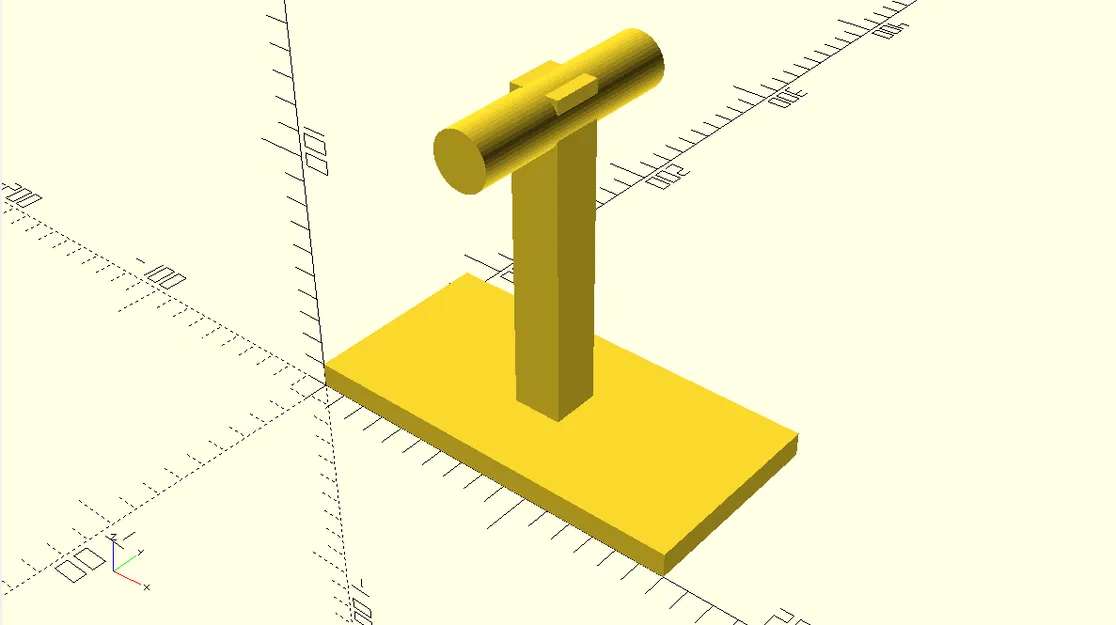 Giá đỡ cuộn filament (Filament Holder) parametric cho máy in 3D - Image 1