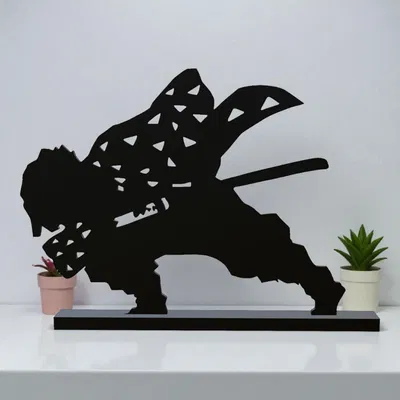 Zenitsu Agatsuma 3D print Silhouette 78