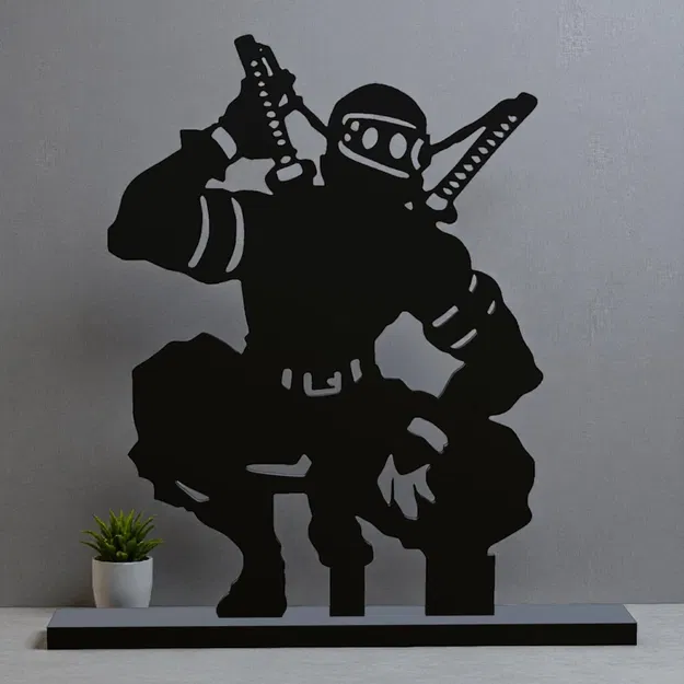 Tengen Uzui 3D print Silhouette 79 - Image 1