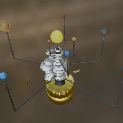 Solar System Orrery – Mô hình orrery Hệ Mặt Trời 5