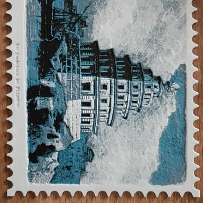 Hueforge Stamp The Great Lighthouse of Alexandria – Con dấu Hueforge (Ngọn Hải Đăng Alexandria)