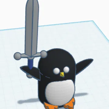 Chim cánh cụt cầm kiếm