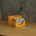 Khay sắp xếp bàn làm việc có ngăn Post-it & 2 khe bút – In 3D - Thumbnail 1