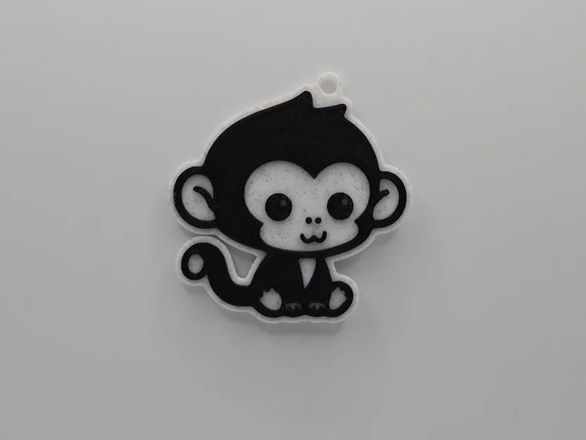 Móc khóa Khỉ Dễ Thương (Cute Monkey Keychain) - Image 1