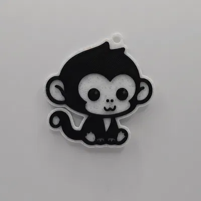 Móc khóa Khỉ Dễ Thương (Cute Monkey Keychain)
