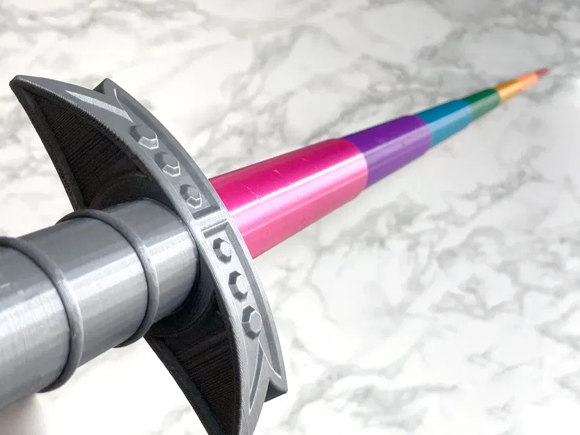 Kiếm Rút Gọn Cầu Vồng (Rainbow Retractable Sword) - Image 1