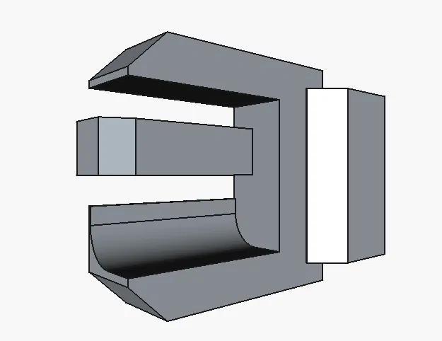 Chốt gài cửa tủ trượt (Sliding wardrobe door latch) - Image 3