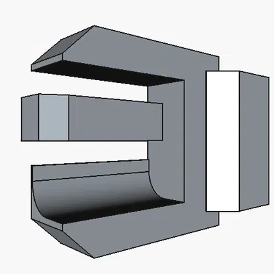 Chốt gài cửa tủ trượt (Sliding wardrobe door latch)