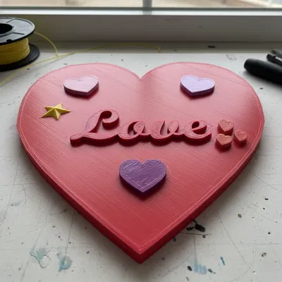 Love Heart – Trái Tim Trang Trí Chữ “Love” (Quà tặng Valentine)