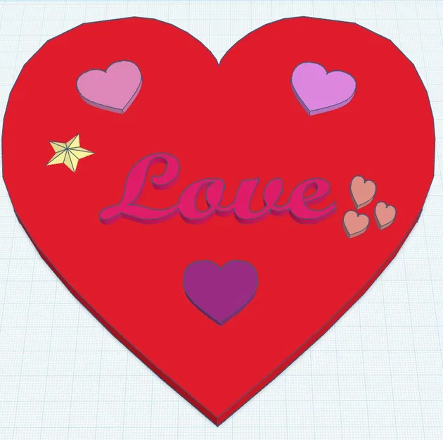 Love Heart – Trái Tim Trang Trí Chữ “Love” (Quà tặng Valentine) - Image 2