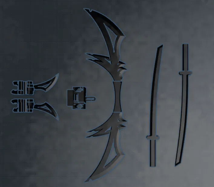 Mini 13 Blade-Wing (kèm 2 katana) - Image 1