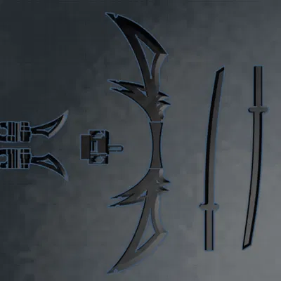 Mini 13 Blade-Wing (kèm 2 katana)