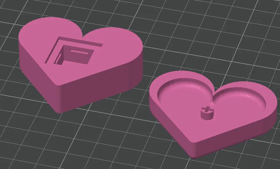 Fidget Clicker Trái Tim Đơn Giản Dùng Key Switch - Image 3