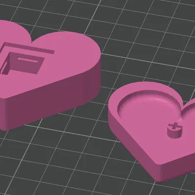 Fidget Clicker Trái Tim Đơn Giản Dùng Key Switch