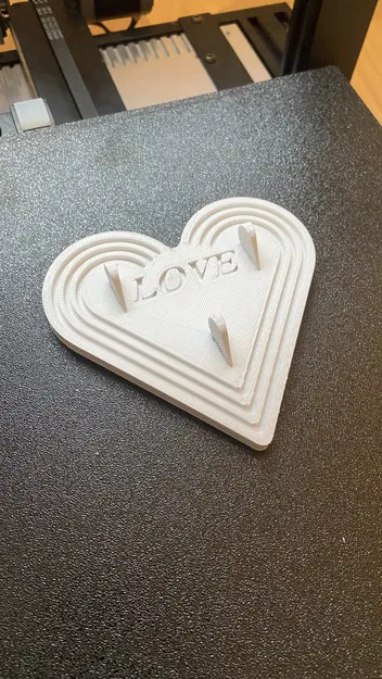 Trái tim Valentine treo dây chuyền / Giá treo trang sức - Image 3