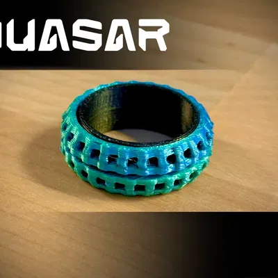 Bộ sưu tập Nhẫn Dual Fidget Spinner (Dual Fidget Spinner Ring Collection)