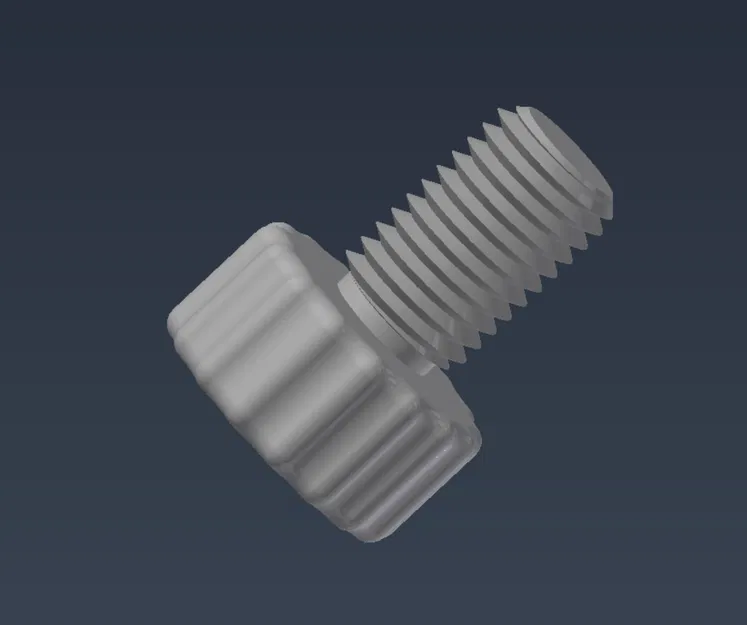 Vít & Đai ốc – Fastener in 3D (Screw & Nut) - Image 2