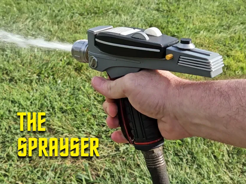 The Sprayser – Vòi xịt vườn phong cách phaser Star Trek - Image 1