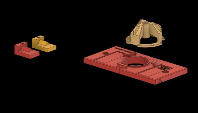 Jig khoan bản lề cửa (HINGE DRILL JIG) - Image 2
