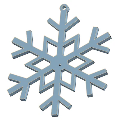 Phụ kiện trang trí Bông Tuyết (Snow Flake Ornament)