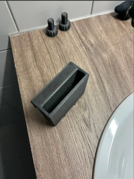 Giá Đỡ Điện Thoại Trên Vách Kính Phòng Tắm – 3D Printable Stand - Image 2