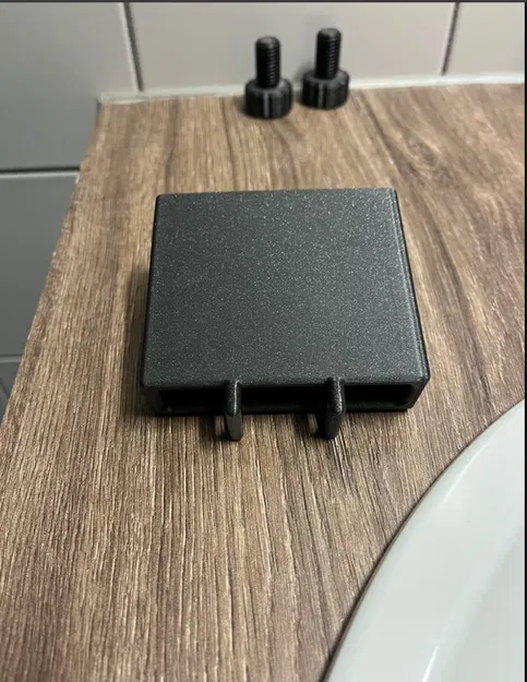 Giá Đỡ Điện Thoại Trên Vách Kính Phòng Tắm – 3D Printable Stand - Image 3