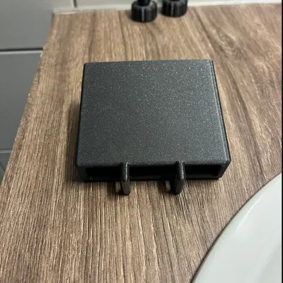 Giá Đỡ Điện Thoại Trên Vách Kính Phòng Tắm – 3D Printable Stand