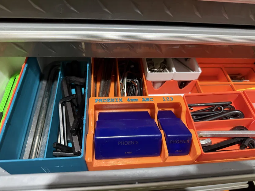 Gridfinity Stamp Tool Holder (Giá đỡ stamp chữ/số) - Image 2