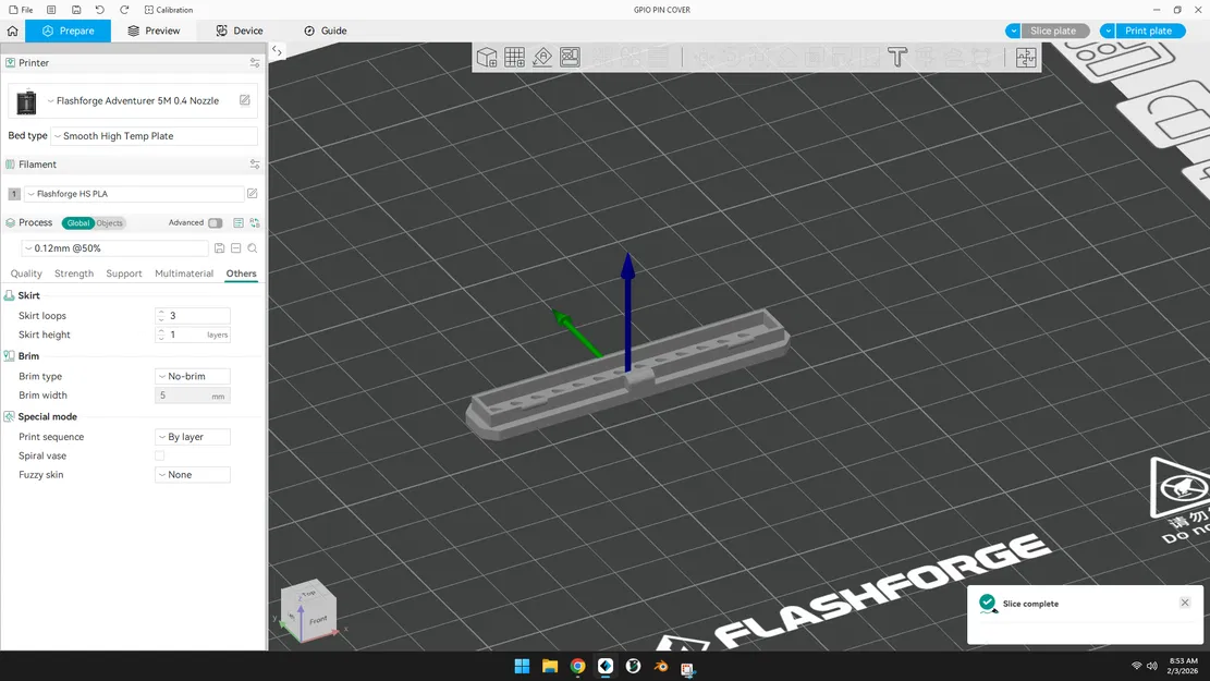 Nắp che 40-Pin GPIO dạng snap-in cho Pironman 5 Mini-Tower - Image 3