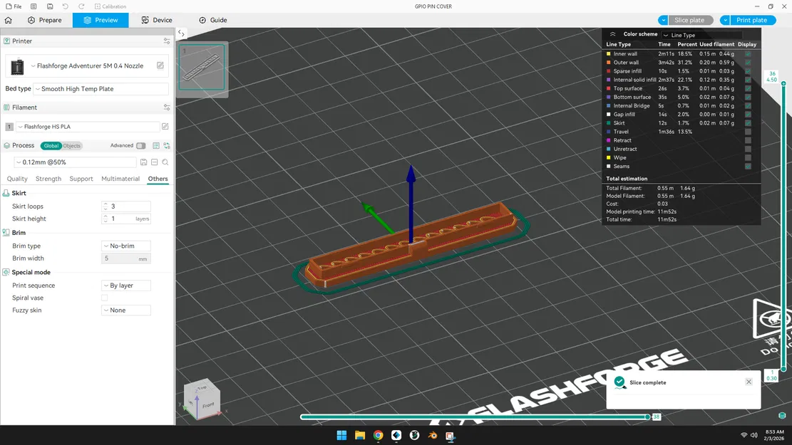 Nắp che 40-Pin GPIO dạng snap-in cho Pironman 5 Mini-Tower - Image 4