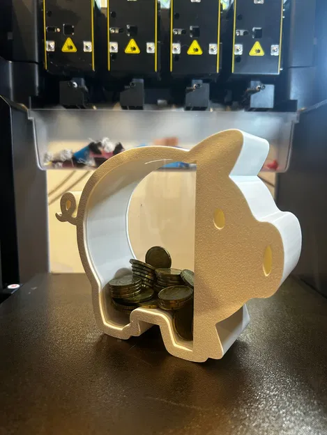 Heo đất “Đập mới mở” – Chèn Acrylic (Không cần supports) - Image 2