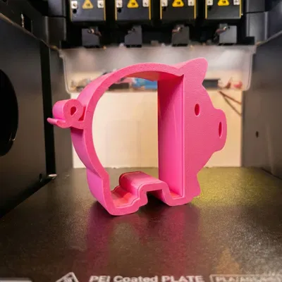 Heo đất “Đập mới mở” – Chèn Acrylic (Không cần supports)