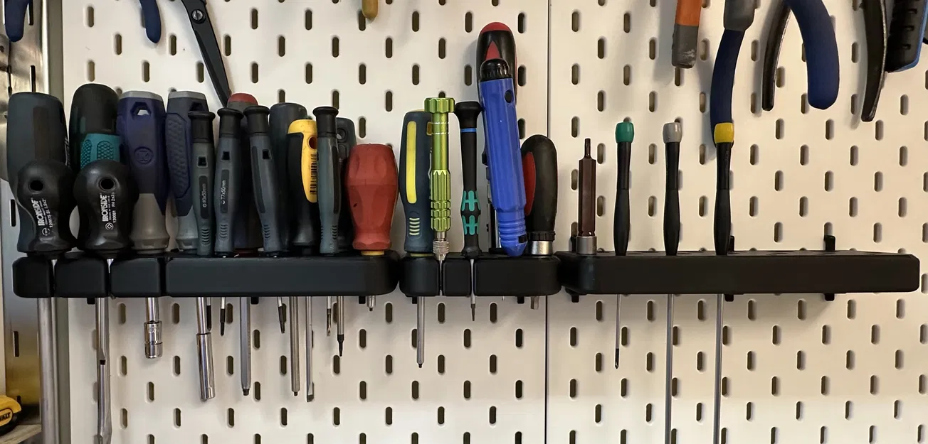 Giá treo tua vít IKEA SKADIS hạng nặng – Mật độ cao - Image 1