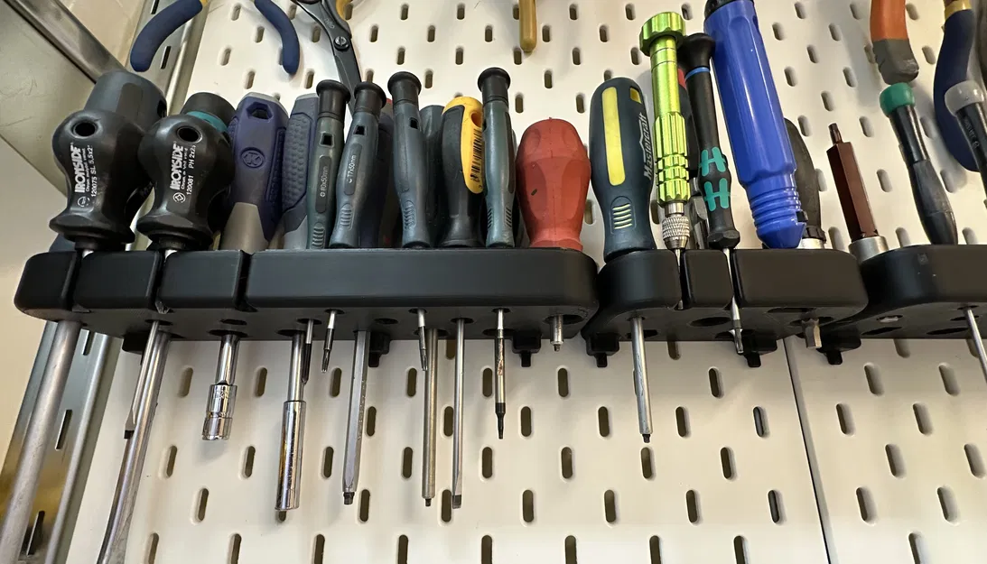 Giá treo tua vít IKEA SKADIS hạng nặng – Mật độ cao - Image 3