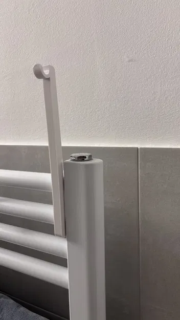 Móc treo khăn nâng cao cho dàn sưởi nhà tắm - Image 4