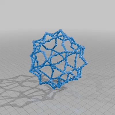 STEWART-GIRIH STAR ICOSIDODECAHEDRAL POLYTOROID 1