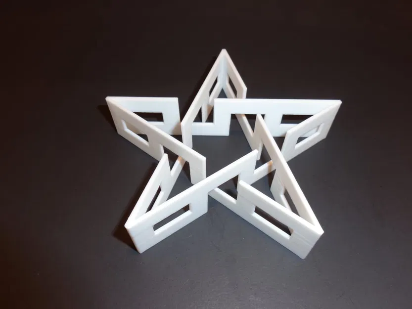 CYLINDRICAL STAR PENTAFOIL KNOT 1 - Image 1