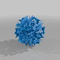 KEPLER-ESCHER STAR DODECAHEDRAL POLYLINKNOT 1 - Thumbnail 1