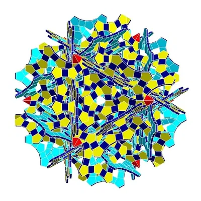 KEPLER-ESCHER STAR DODECAHEDRAL POLYLINKNOT 1