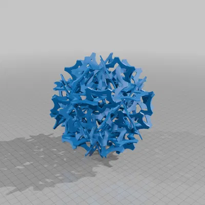 KEPLER STAR DODECAHEDRAL POLYLINK 1