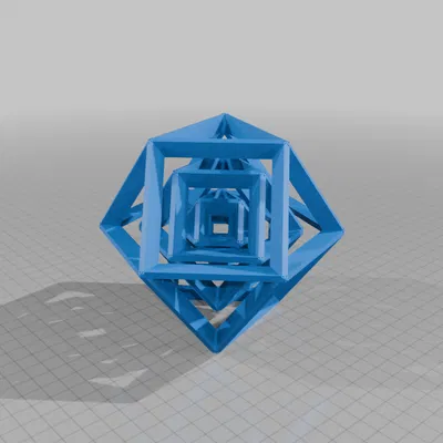 3 Khối Cuboctahedral Nolids Lồng Nhau 1