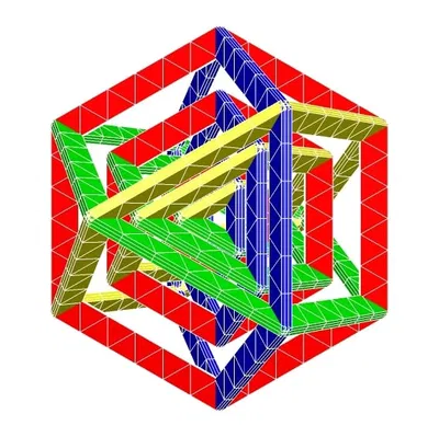 3 Khối Cuboctahedral Nolids Lồng Nhau 1
