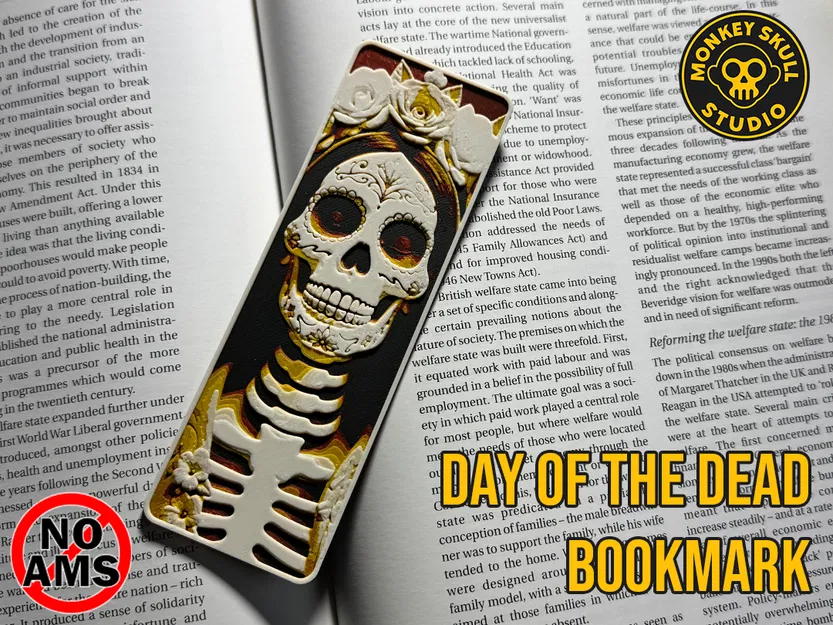 Bookmark Đầu Lâu Day of the Dead (Dia de los Muertos) - Image 1